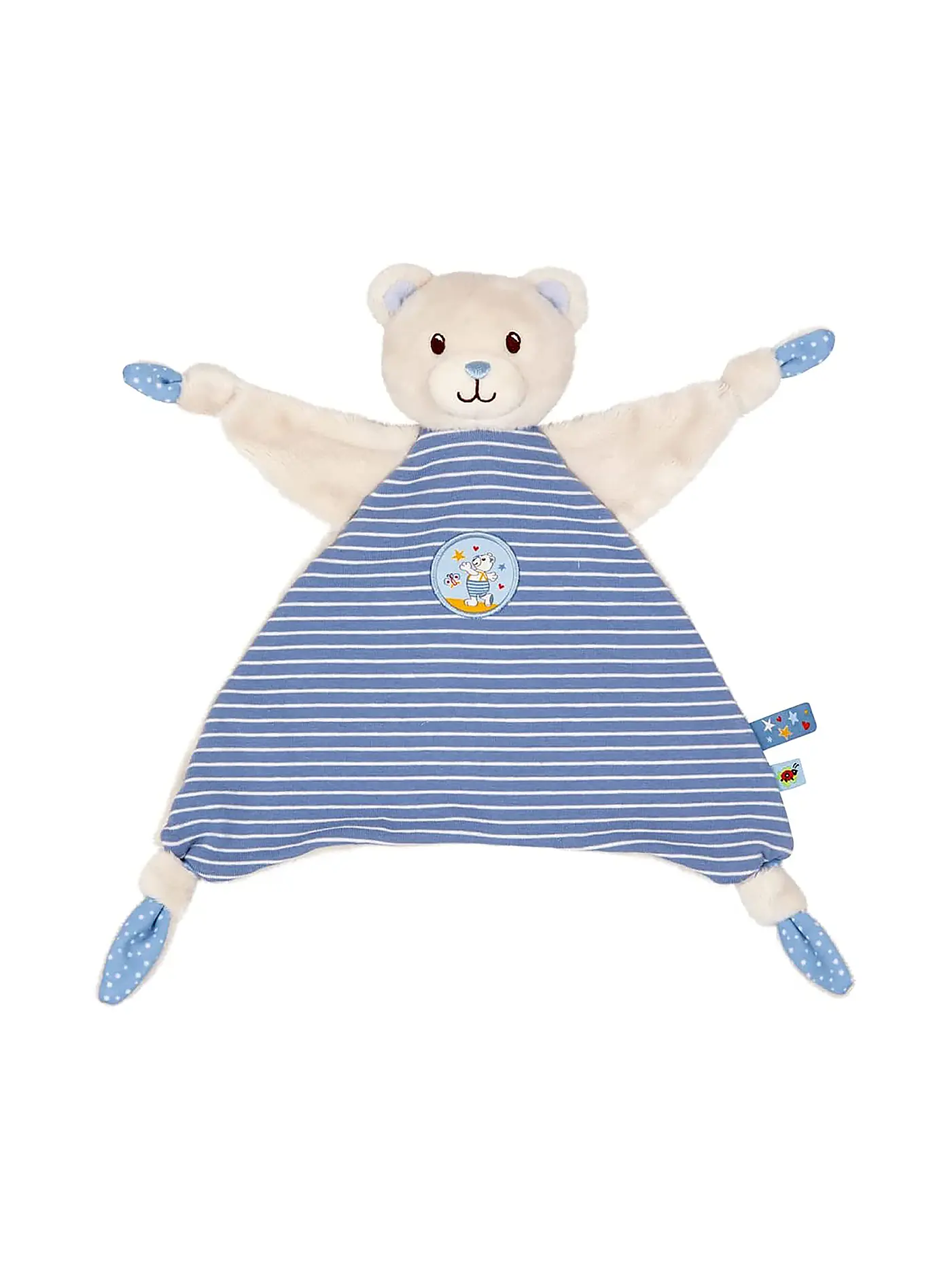 BABY GLÜCK | Schnuffeltuch - Teddy hellblau | 